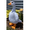 Lashy Female Porch Goose | 21” Seasonal Outdoor Goose Decor